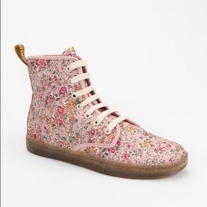 Dr. Martens Shoreditch Floral Canvas Boots 9UK 11US 43EU EUC